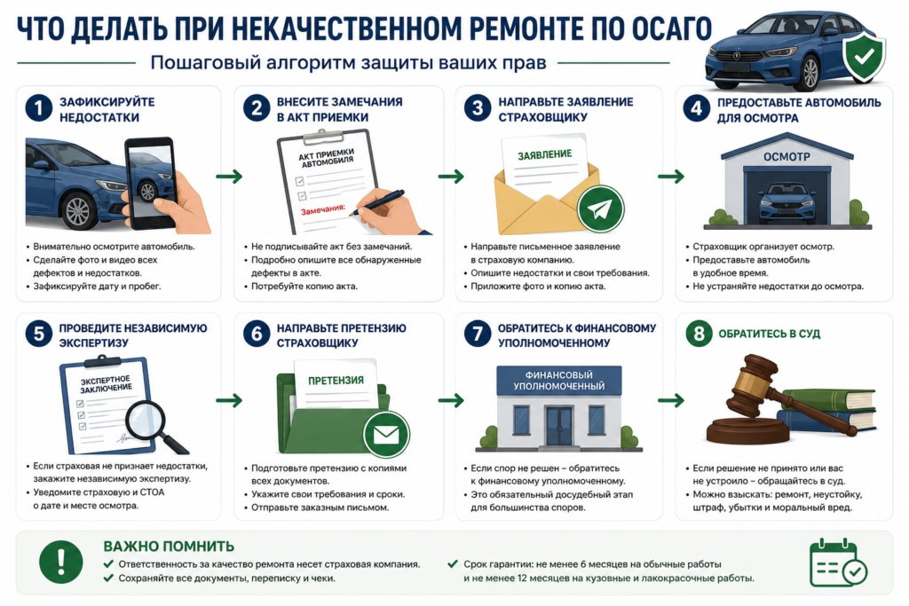ремонт по ОСАГО
